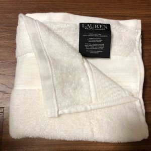 Ralph Lauren White Hand Towel